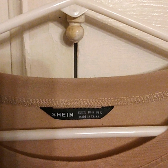 Shein men's XL Phoenix Biker Club tan shirt (J3) - Picture 3 of 4